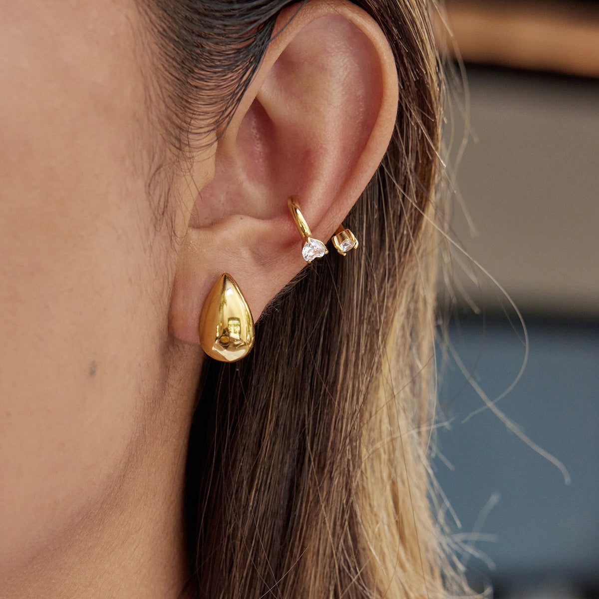 Double Shine Earcuffs