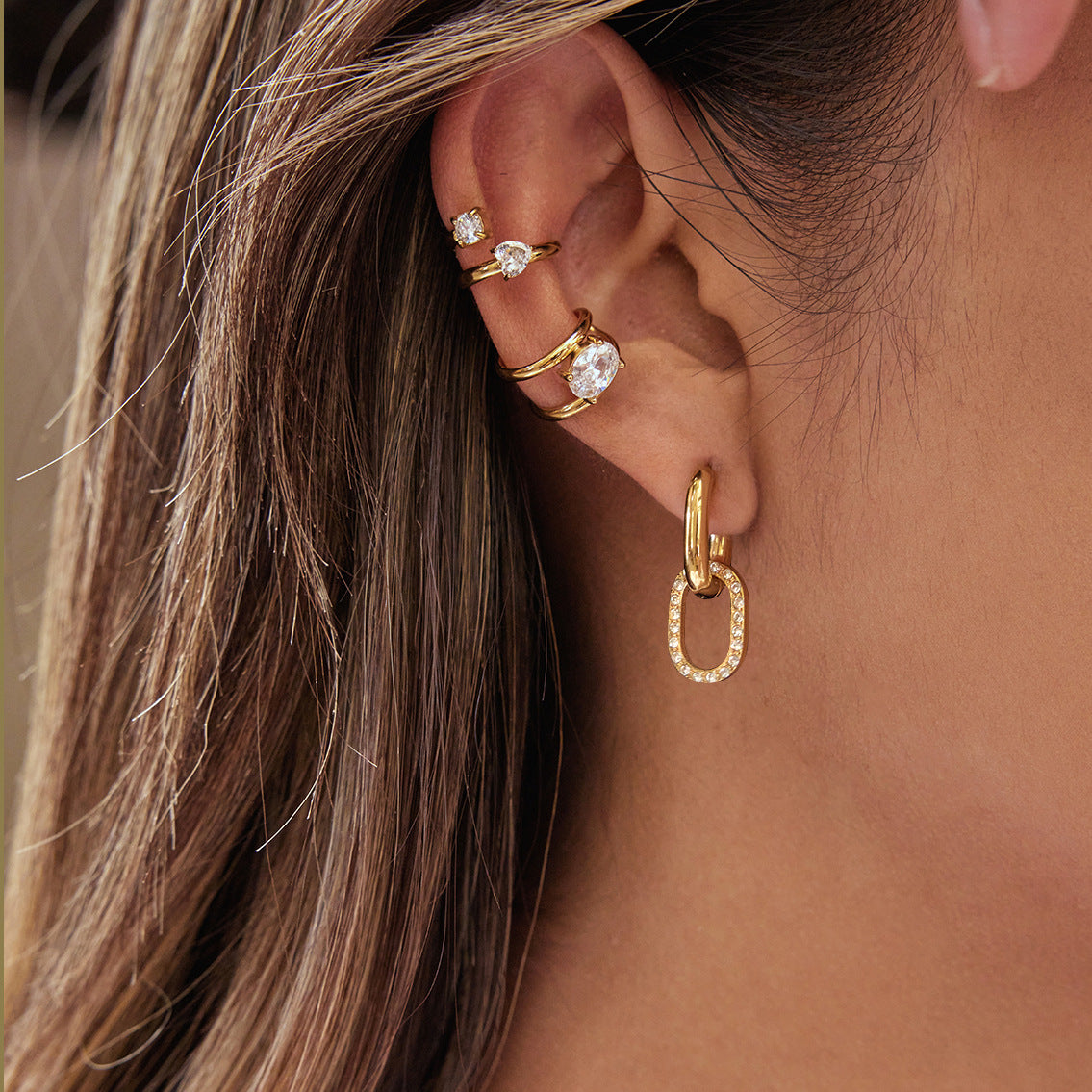Double Shine Earcuffs