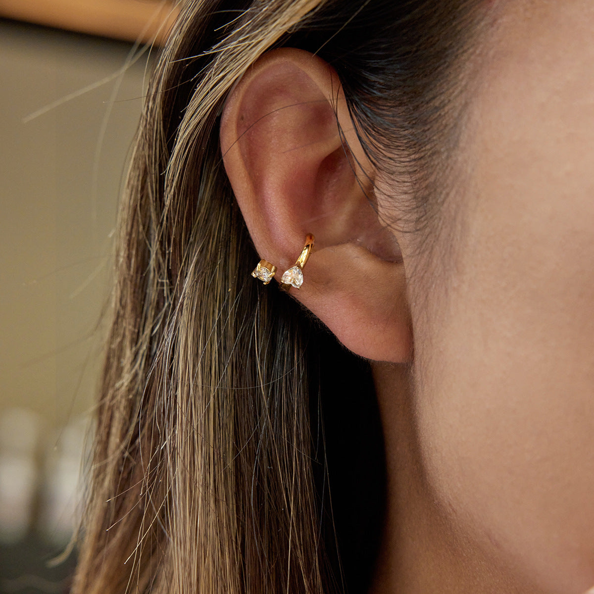 Double Shine Earcuffs